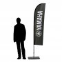 Beachflagg Fjaer Small med mast