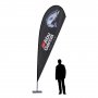 Beachflagg Dråpe XLarge med mast