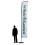 Beachflagg Rett XLarge med mast