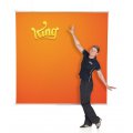 Tekstilbanner med aluminiumslister