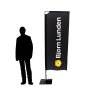 Beachflagg Rett Small med mast