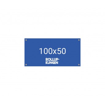 Banner 1x0.5m pvc