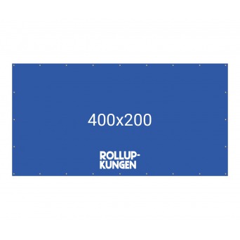 Banner 4x2m PVC