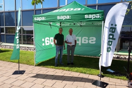 Beachflagg Small og Eventtelt