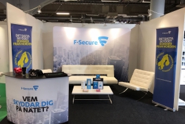 Messevegg ZipperWall, disk og rollup